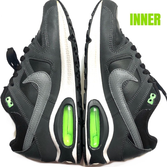 NEON GREEN NIKE AIR MAX COMMAND C-BLACK GREEN - Picture 3 of 13